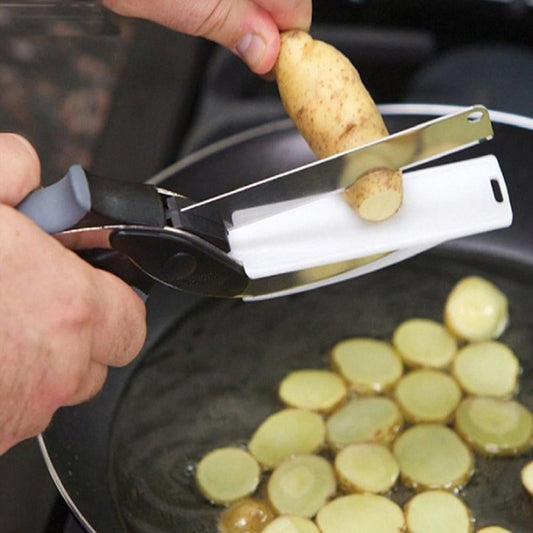 Scissors slicer for Cutting Vegetables - WikiWii