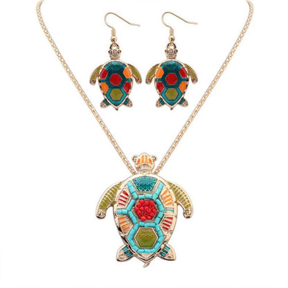 Sea Turtle Jewelry Set - WikiWii