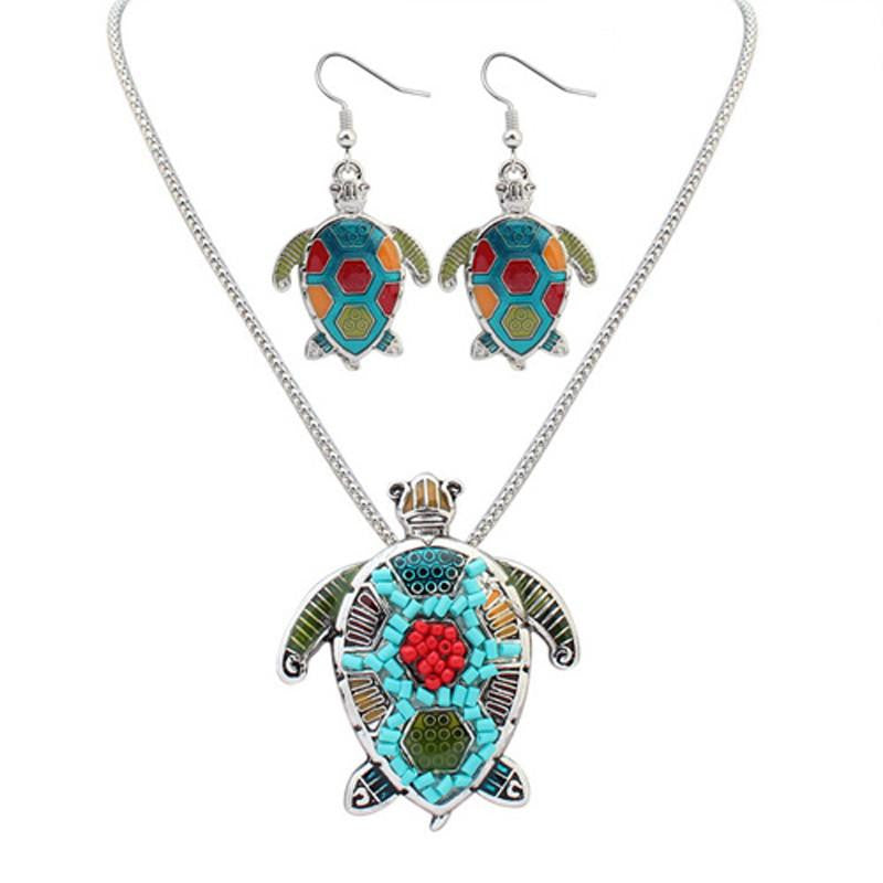 Sea Turtle Jewelry Set - WikiWii