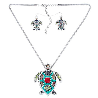 Sea turtle Necklace Set - WikiWii