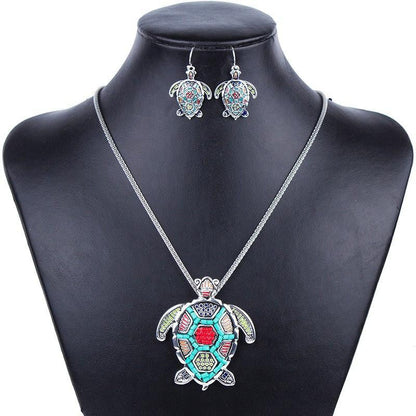 Sea turtle Necklace Set - WikiWii