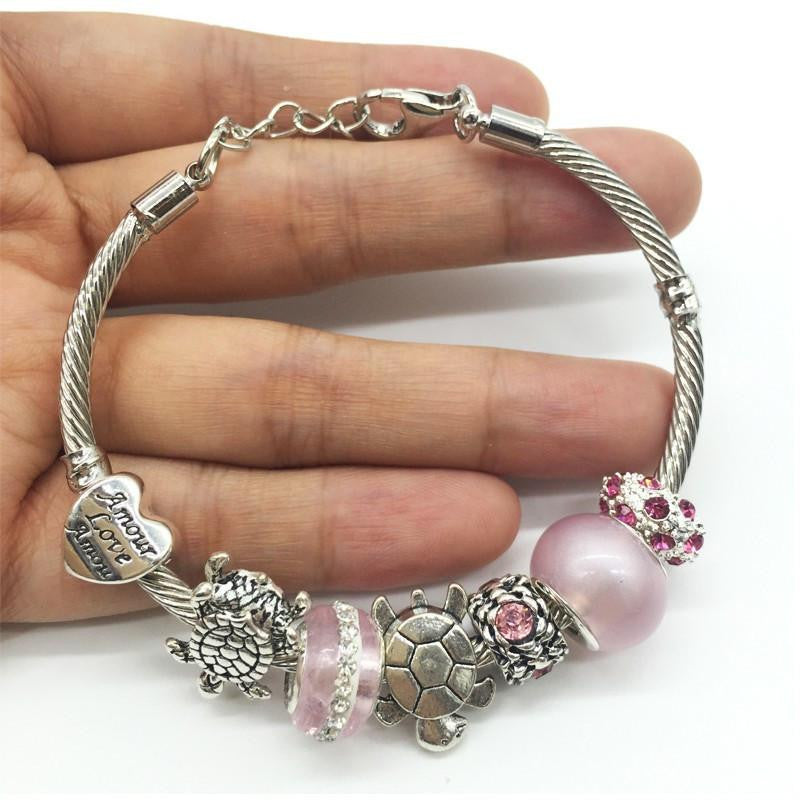 Sea Turtle Ocean Charms Bracelet - WikiWii