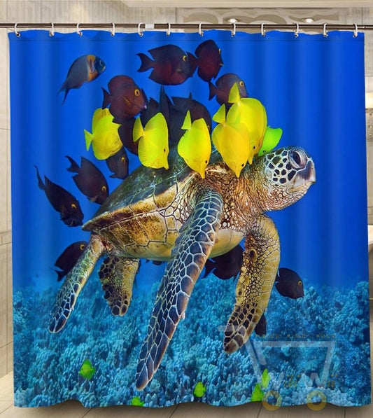 sea turtle Shower Curtain - WikiWii