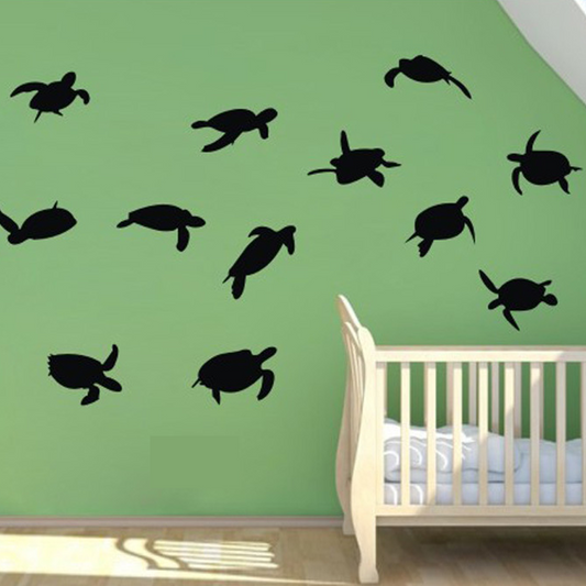 sea turtle wall stickers set - WikiWii