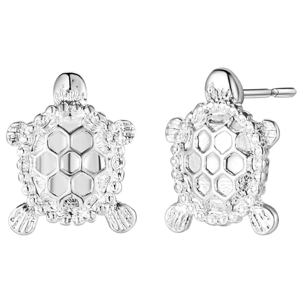 Silver Plated Sea Turtle Sets Necklace Earring - WikiWii