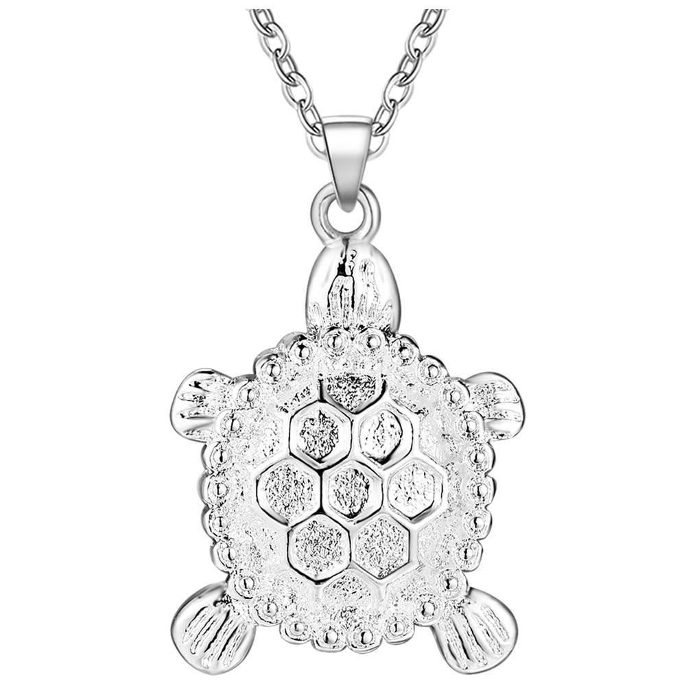 Silver Plated Sea Turtle Sets Necklace Earring - WikiWii