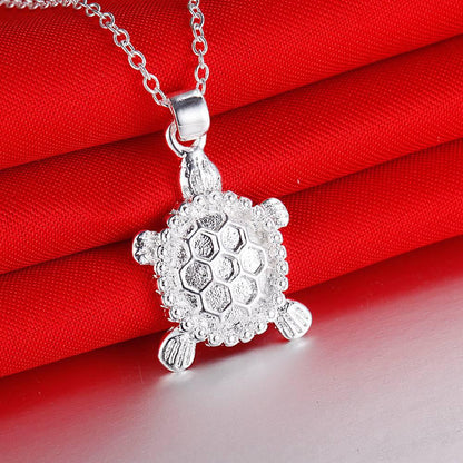 Silver Plated Sea Turtle Sets Necklace Earring - WikiWii