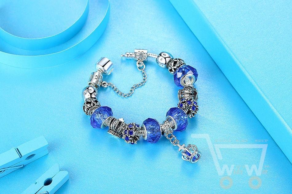 Crown Charm Bracelet - WikiWii