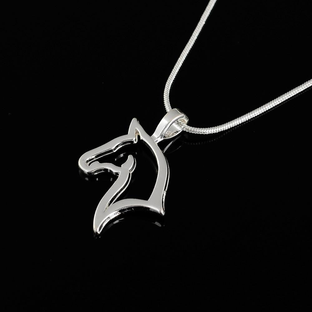 Stainless steel Horse Pendant Necklace - WikiWii