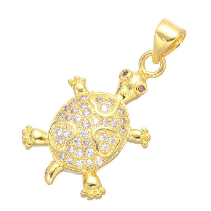 Tiny Sea Turtle Necklace  Oval Shape Necklace - WikiWii