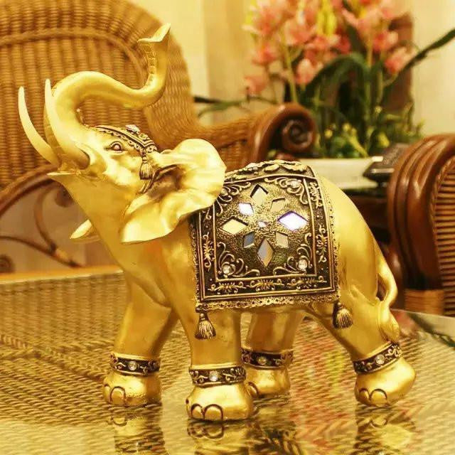 Traditional Elephant Statue -Home Decor - WikiWii