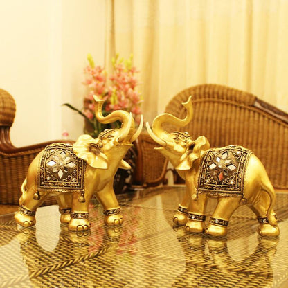 Traditional Elephant Statue -Home Decor - WikiWii