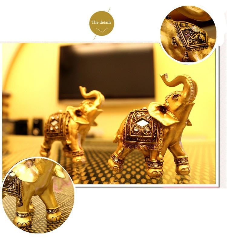 Traditional Elephant Statue -Home Decor - WikiWii