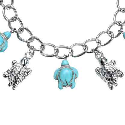 Turquoise Sea Turtle Bracelet - WikiWii