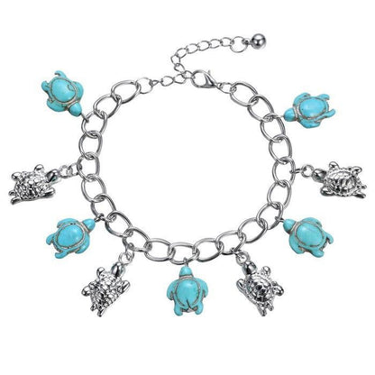 Turquoise Sea Turtle Bracelet - WikiWii