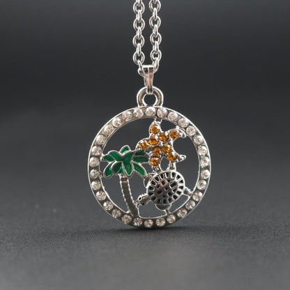 Turtle Starfish Beach Style Necklace - WikiWii