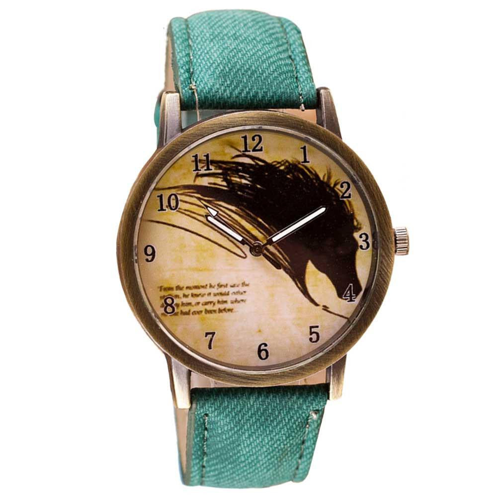 Vintage Painting Horse Watch - WikiWii