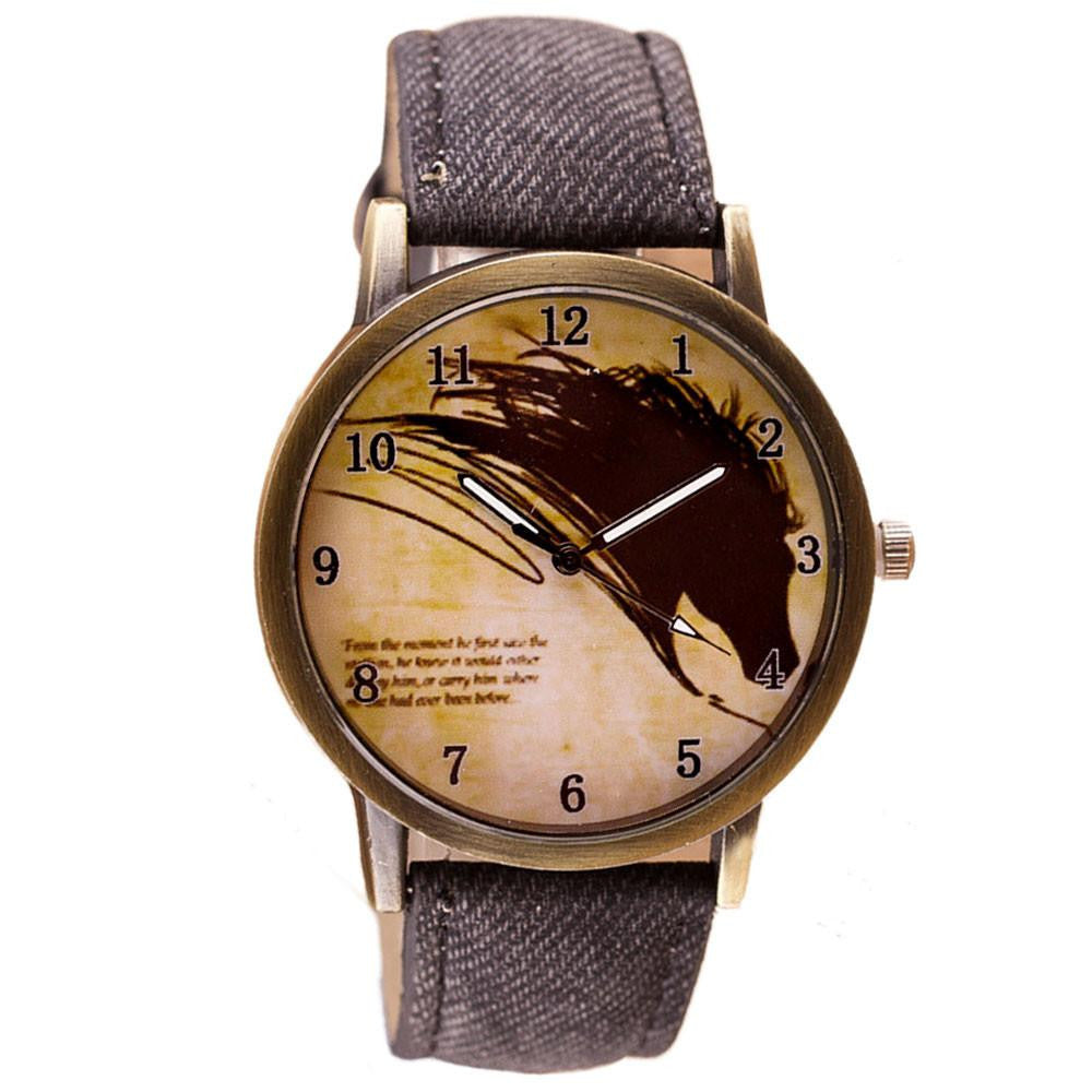 Vintage Painting Horse Watch - WikiWii