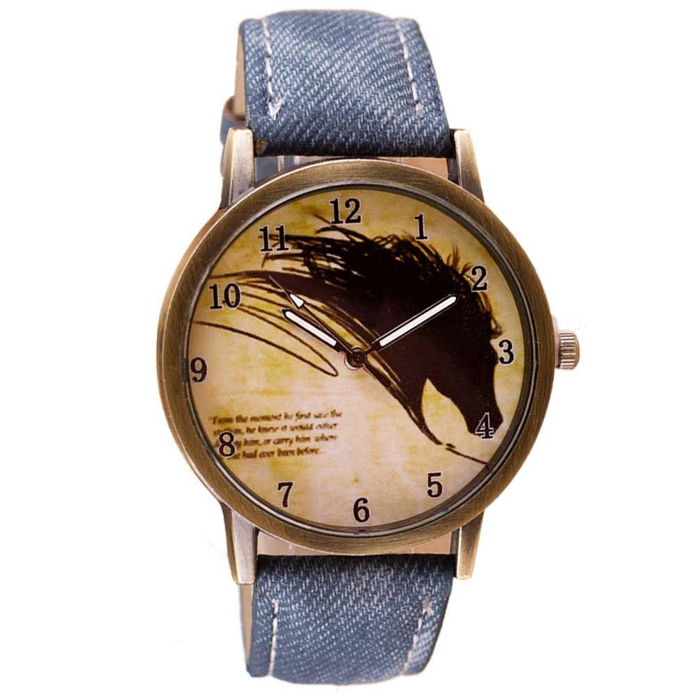 Vintage Painting Horse Watch - WikiWii