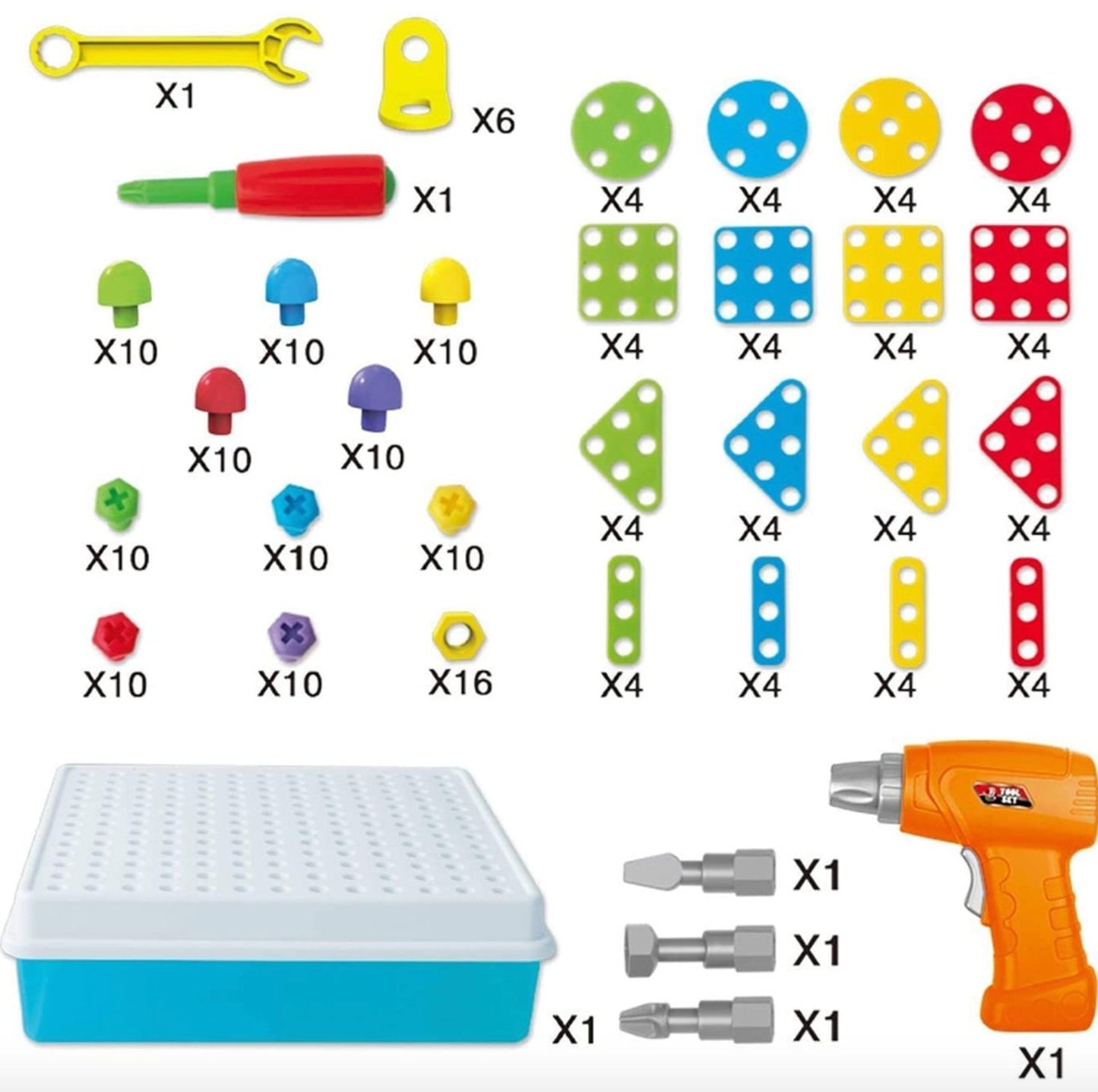 Drill & Screw Driver Tool Educational Toy - YOYOWIZZ