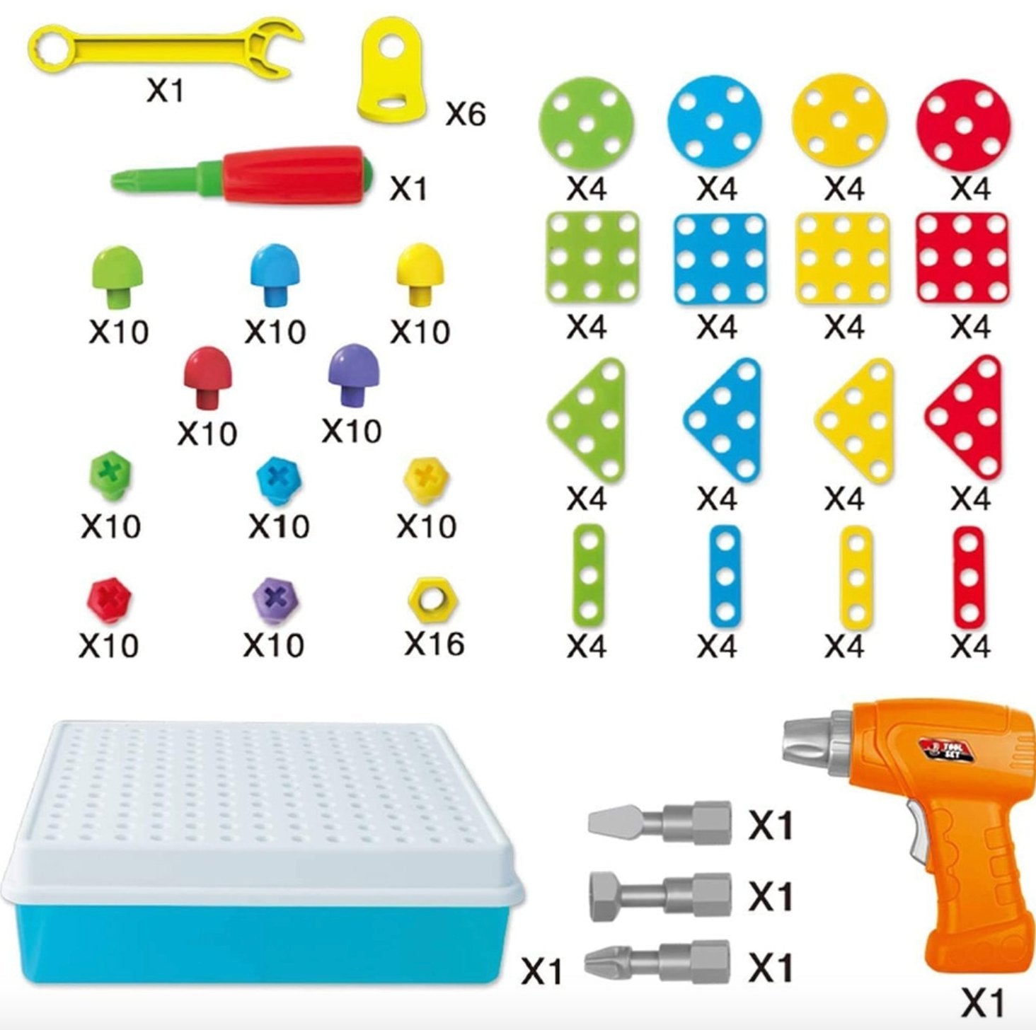 Drill & Screw Driver Tool Educational Toy - YOYOWIZZ