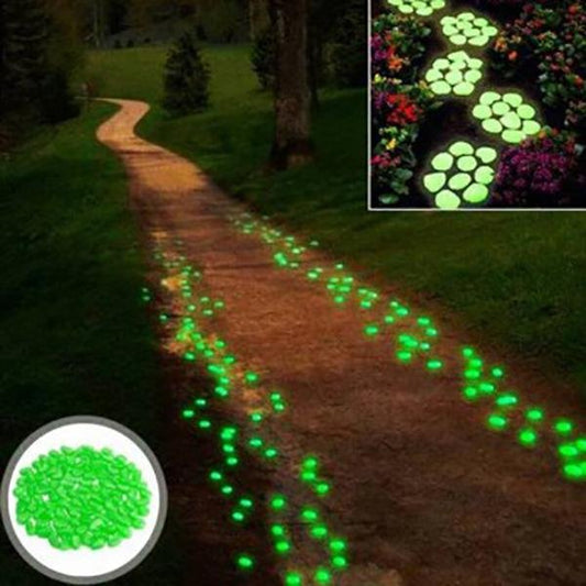 Glow In The Dark Garden Stones - YOYOWIZZ