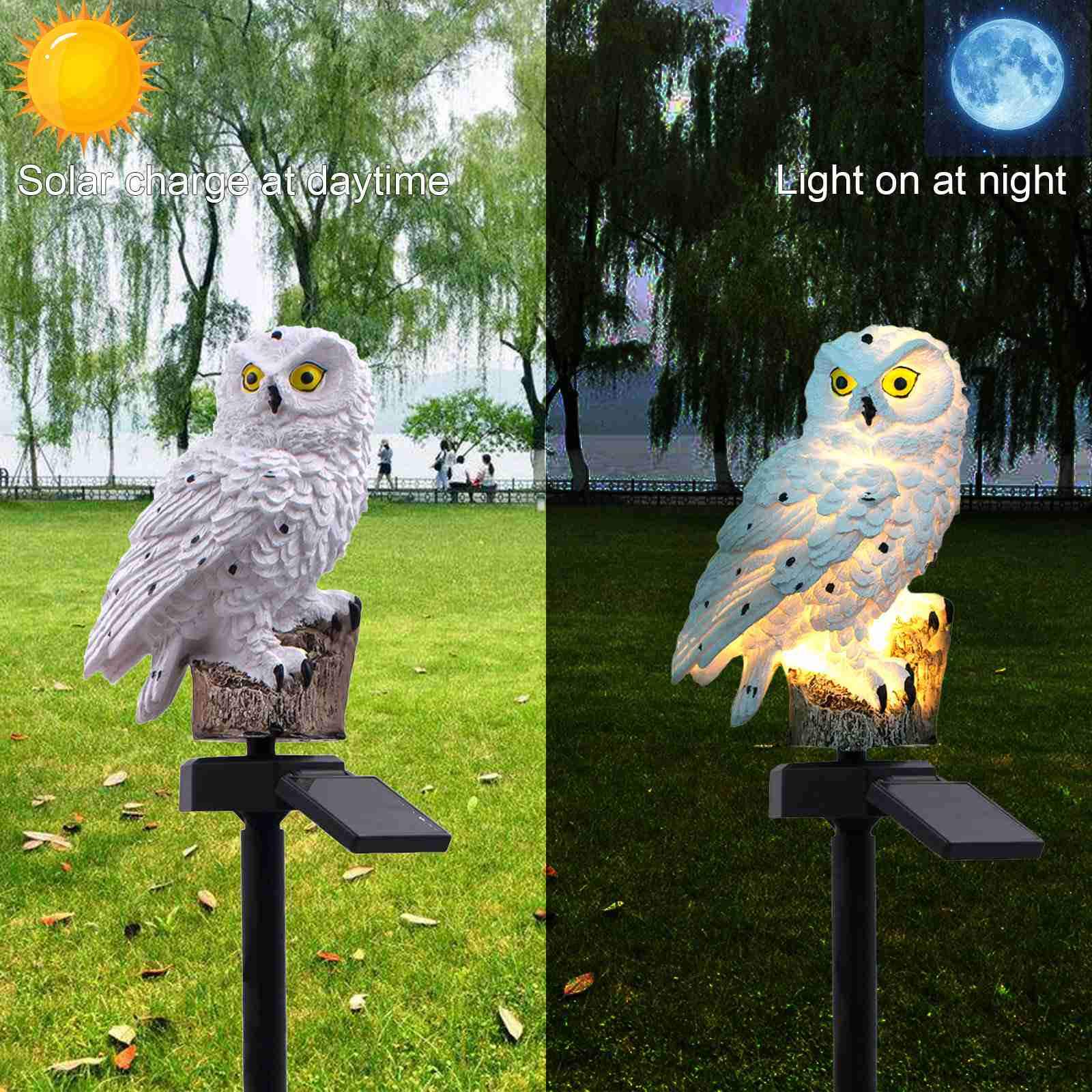 Solar Powered Owl Garden Lights - YOYOWIZZ