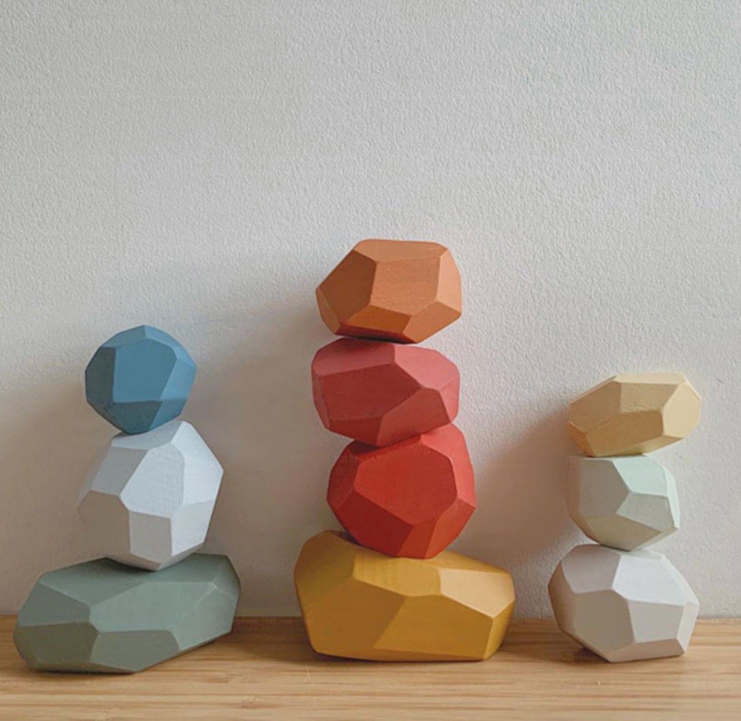 Wooden Rock Balancing Blocks Toy - YOYOWIZZ