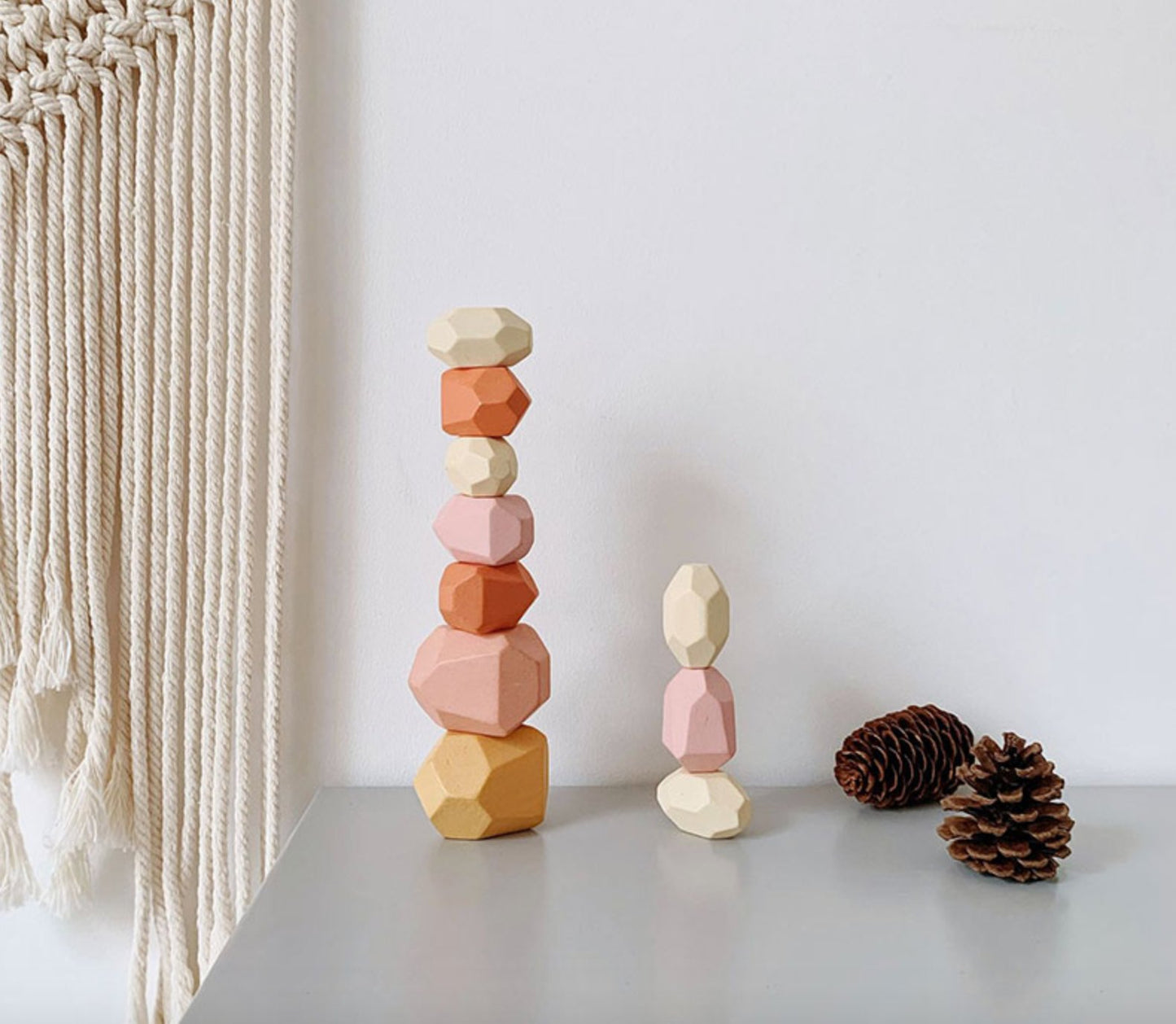 Wooden Rock Balancing Blocks Toy - YOYOWIZZ